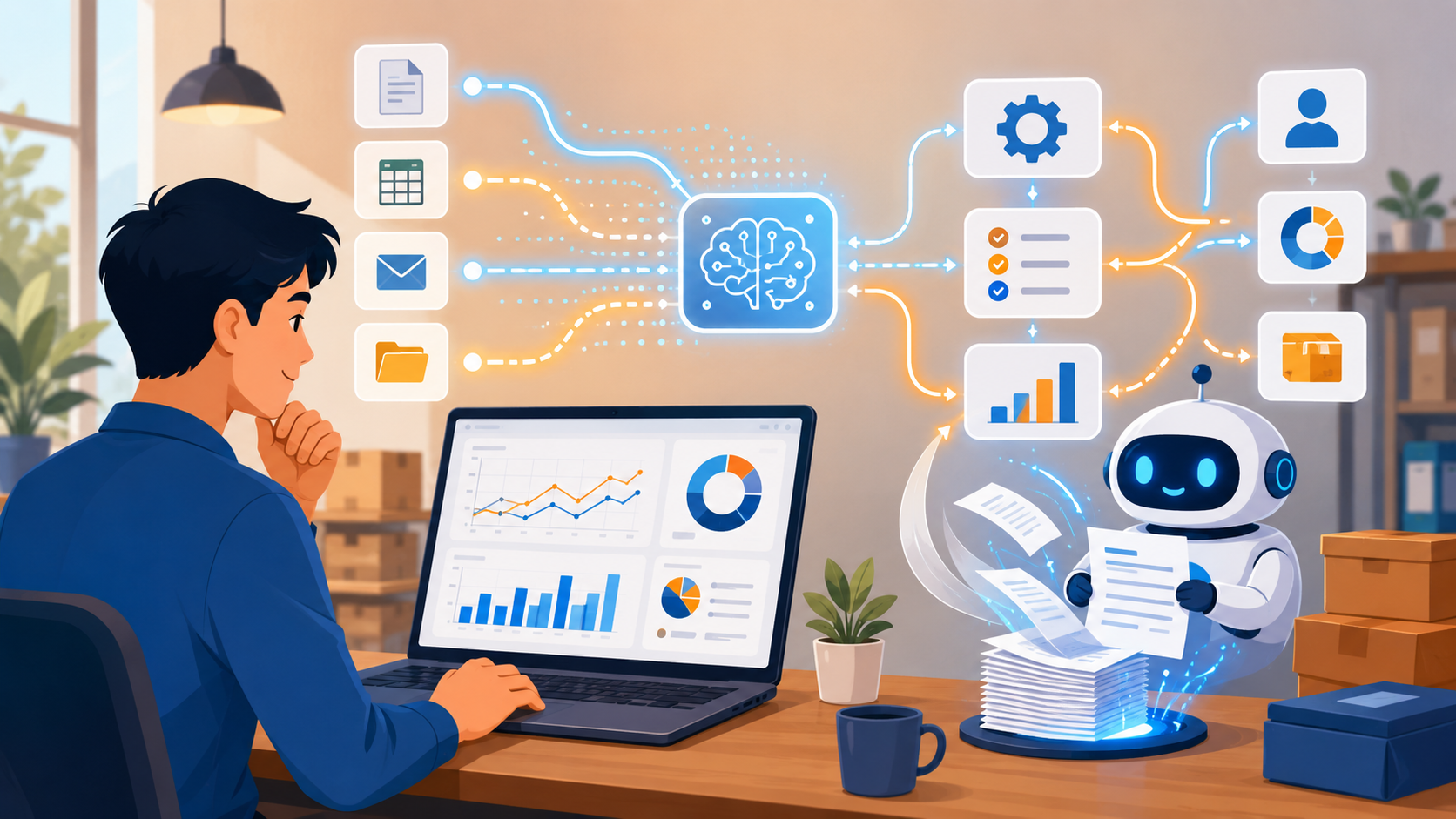 AI Automation ในธุรกิจ 101: จากงานมือซ้ำซาก สู่ระบบคิดแทนคุณที่วัดผลได้