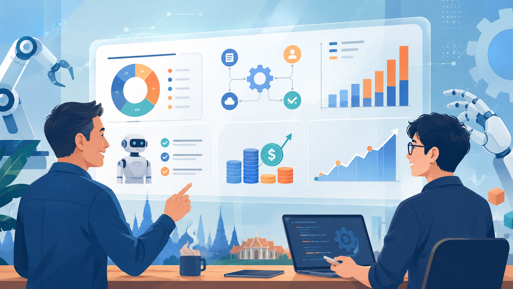 ต้นทุน AI Automation ในธุรกิจ 2026: ราคาจริง อะไรคุ้ม อะไรเกิน