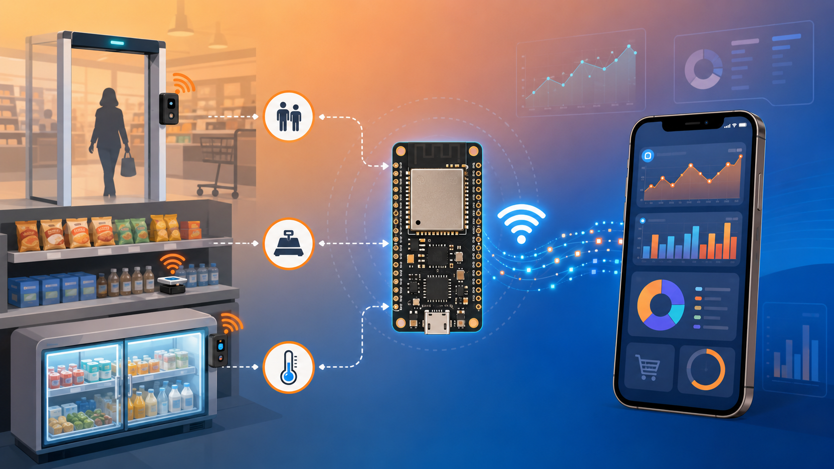 ESP32 กับ SME ไทย: จากบอร์ดร้อยบาทสู่เครื่องมือเพิ่มยอดขายออนไลน์