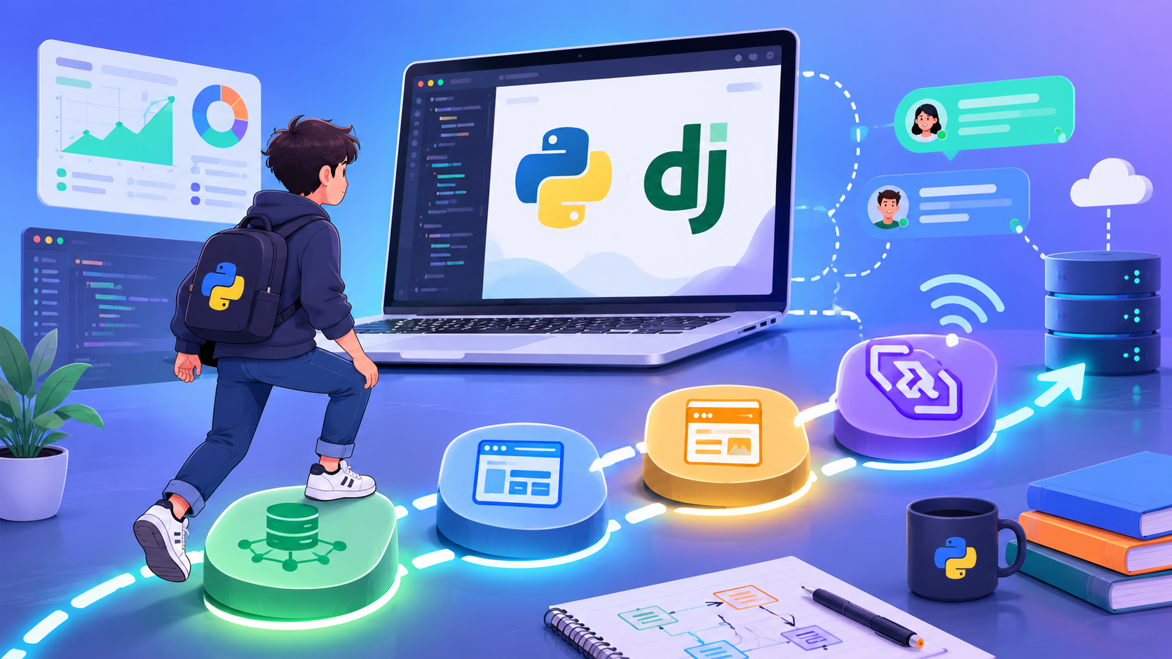 เริ่มต้นเรียน Django อย่างไรให้เข้าใจง่าย: แนวทางปูพื้นฐานสู่โปรเจกต์จริง