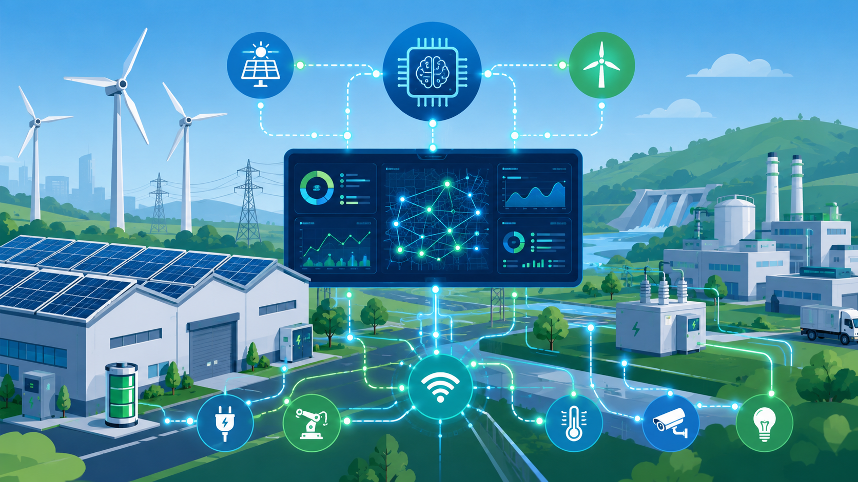 Smart Energy คืออะไร AI กับ IoT เปลี่ยนพลังงานให้ธุรกิจประหยัดกว่าเดิม