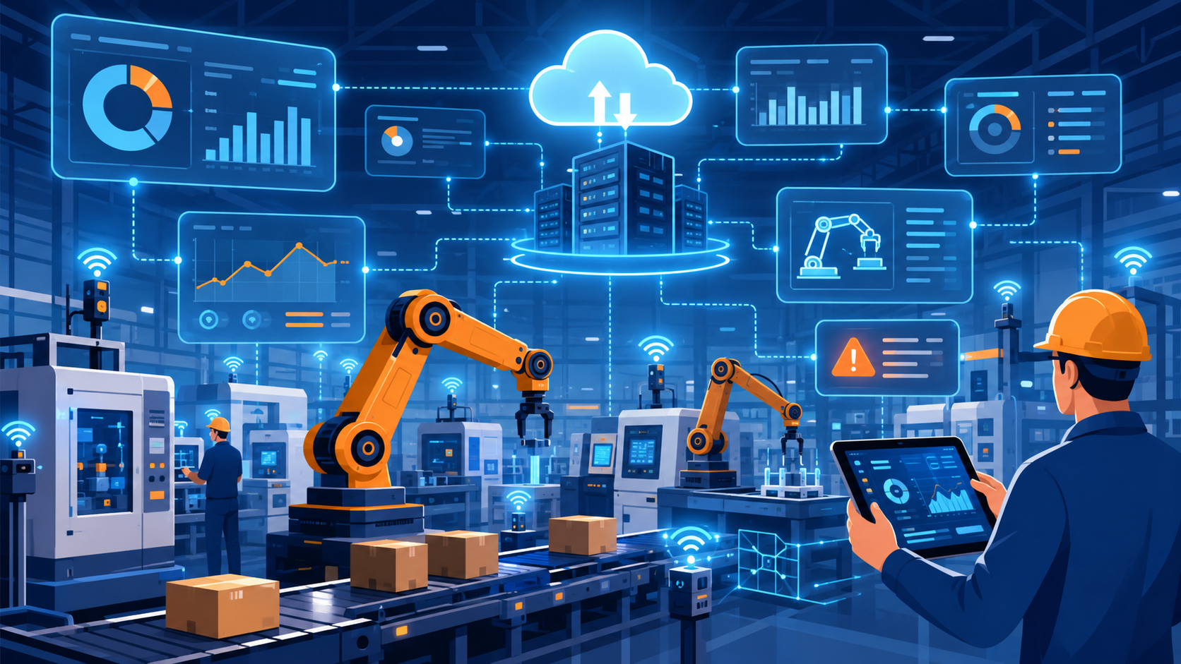 Industrial IoT คืออะไร? คู่มือเข้าใจเทคโนโลยีเปลี่ยนโรงงานยุค 4.0